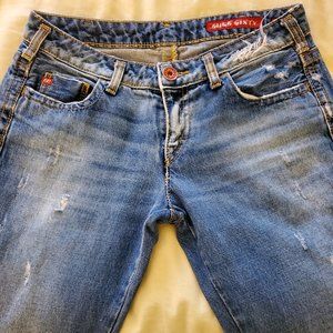 Miss Sixty Distressed Jeans, Size 28